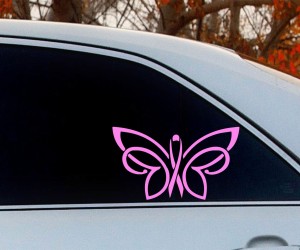 Breast Cancer Awareness Butterfly Ribbon